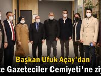 Başkan Acay’dan Gebze Gazeteciler Cemiyetine ziyaret!