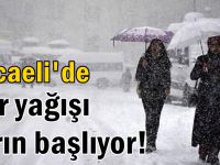 Kocaeli'de kar yağışı yarın başlıyor!