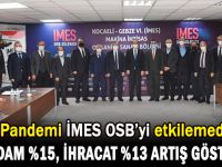 İMES OSB, pandemide de yükselişini sürdürdü