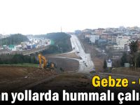 Gebze - OSB yan yollarda hummalı çalışma