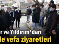 Şayir ve Yıldırım'dan, ahde vefa ziyaretleri