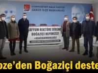 Gebze’den Boğaziçi desteği!