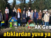 AK Gençler atıklardan yuva yaptı!