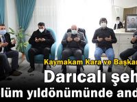 Kara ve Bıyık, şehidi ölüm yıldönümünde andılar