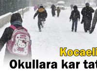 Kocaeli'de okullara kar tatili!