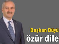 Büyükgöz özür diledi!