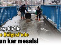 Büyükşehir’den Gebze Bölgesi’nde yoğun kar mesaisi