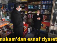 Kaymakam’dan esnaf ziyaretleri!