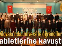 Dilovası’nda üniversite öğrencileri tabletlerine kavuştu