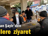 Başkan Şayir'den işçilere  ziyaret