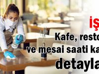 İşte; Kafe, restoran ve mesai saati kararı detayları!