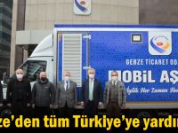 Gebze’den tüm Türkiye’ye yardım eli