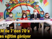 Darıca’da KİGEM ile 7’den 70’e herkes eğitim görüyor