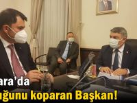 Ankara’da tuttuğunu koparan Başkan!