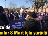 Gebze’de Kadınlar 8 Mart için yürüdü!