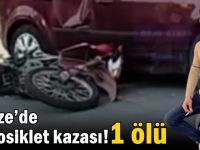 Dilovası genç motosiklet kazasında hayatını kaybetti