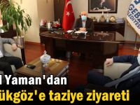 Başkan Büyükgöz’e taziye ziyareti