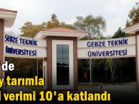 GTÜ'de dikey tarımla Bitki verimi 10'a katlandı