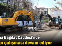 Dilovası Bağdat Caddesi’nde altyapı çalışması devam ediyor