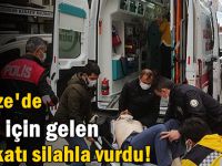 İcra için gelen avukatı silahla vurdu!