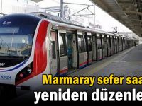 Marmaray sefer saatleri yeniden düzenlendi