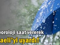 Meteoroloji saat vererek Kocaeli'yi uyardı!