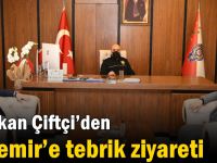 Çiftçi’den Aldemir’e tebrik ziyareti