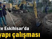 Gebze Eskihisar’da altyapı çalışması