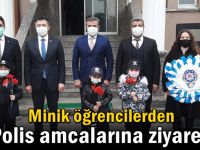 Dilovalı miniklerden polis amcalarına ziyaret