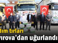 Yardım tırları Çayırova’dan uğurlandı