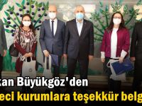 Büyükgöz’den Çevreci kurumlara teşekkür belgesi