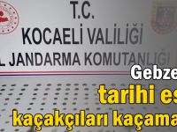 Tarihi eser kaçakçıları kaçamadı!