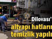 Dilovası’nda altyapı hatlarında temizlik yapılıyor