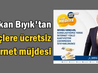 Gençlerin interneti Başkan Bıyık'tan