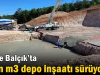 Gebze Balçık’ta 5 bin m3 depo inşaatı sürüyor