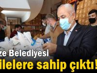 Gebze Belediyesi o ailelere sahip çıktı!