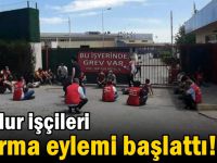 151 gündür grevde olan işçiler oturma eylemi başlattı