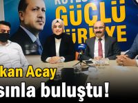 Başkan Acay basınla buluştu!