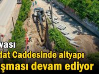 Dilovası Bağdat Caddesinde altyapı çalışması devam ediyor