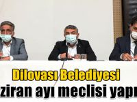 Dilovası Belediyesi Haziran ayı meclisi yapıldı