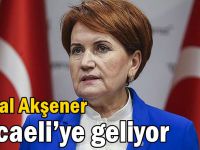 Meral Akşener Kocaeli’ye geliyor