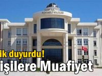 Valilik duyurdu! o kişilere Muafiyet