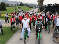 Anne Şehir, temiz çevre ve sağlıklı yaşam için pedal çevirdi