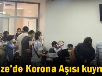 Gebze’de Korona Aşısı kuyruğu!