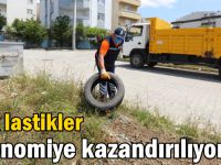 Atık lastikler ekonomiye kazandırılıyor