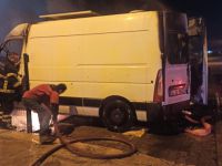 Park halindeyken yandı