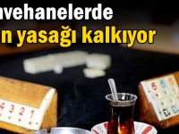 Kahvehanelerde oyun yasağı kalkıyor