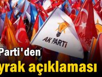 AK Parti'den bayrak açıklaması