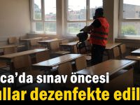 Darıca’da sınav öncesi okullar dezenfekte edildi