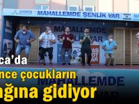 Mahallemde şenlik var etkinlikleri  çocukların yüzünü güldürüyor